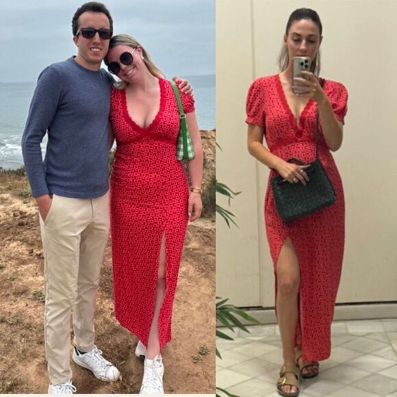 FREE PEOPLE Marley Maxi Dress | medium | geometric print - Picture 8 of 15